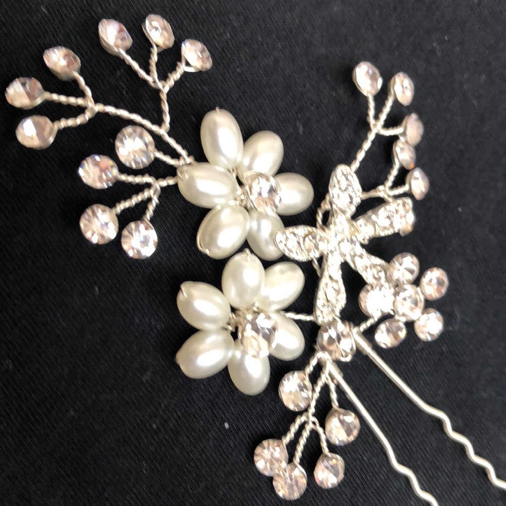 Crystal and Pearl Headpiece
